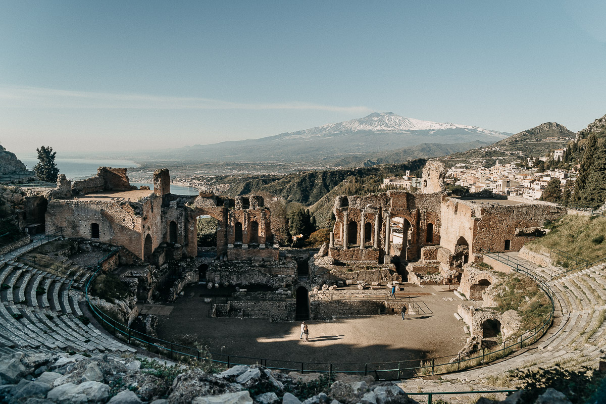 teatro greco antico a taormina